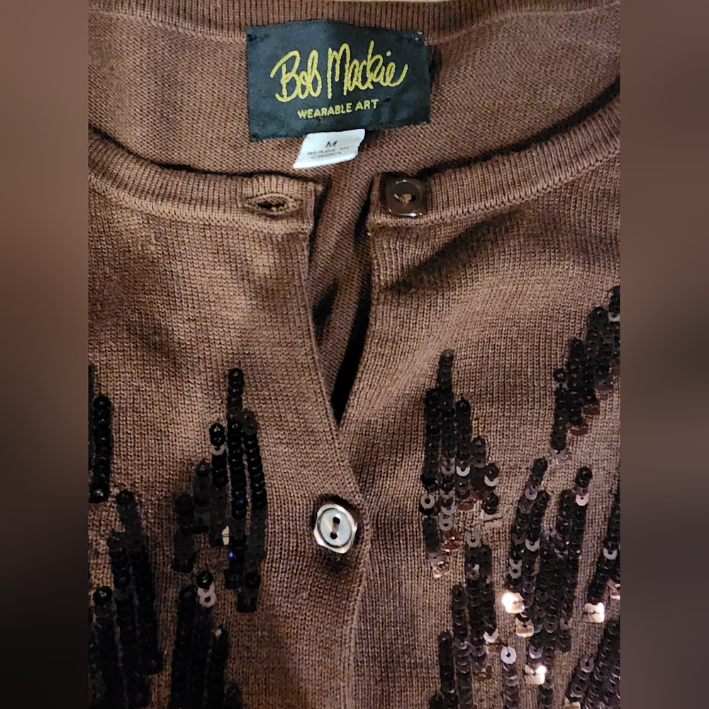 Bob Mackie Wearable Art Sweater - image 5